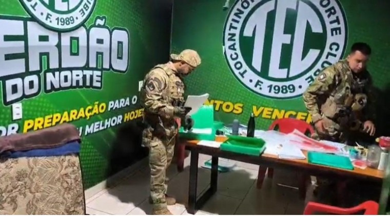 Operação investiga possível desvio de R$ 5,1 milhões repassados ao time do Tocantinópolis