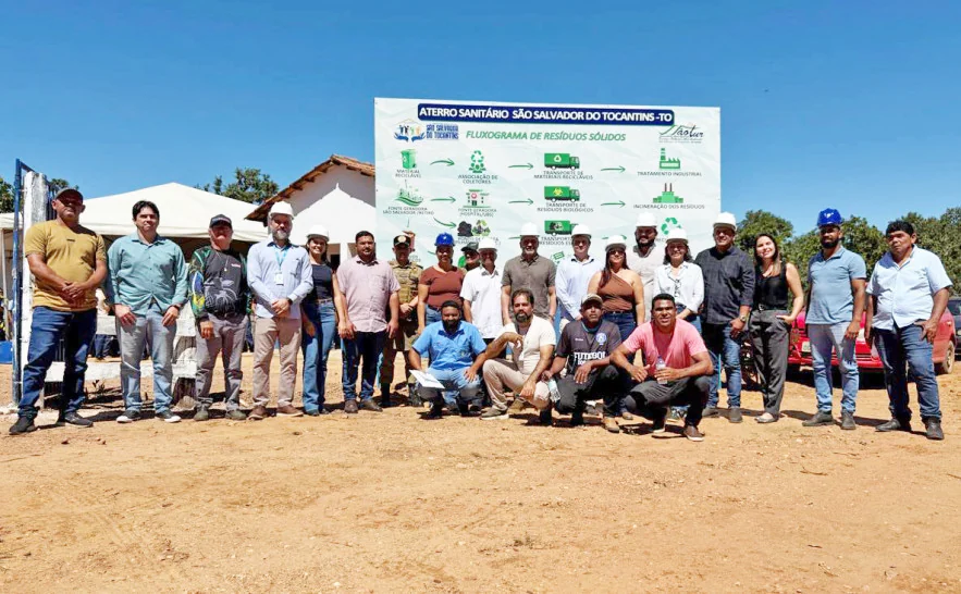São Salvador reinaugura aterro sanitário e avança no programa Lixão Zero no Tocantins