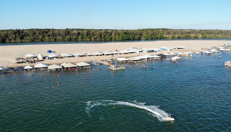 Temporada de praia é cancelada em duas cidades e está ameaçada em outras quatro no Tocantins