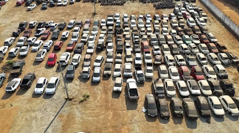 Leilão em Paraíso terá mais de 200 veículos com lances a partir de R$ 10