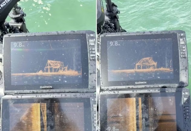 Mergulhador encontra casa de antigo povoado e maquinários submersos no Lago de Palmas