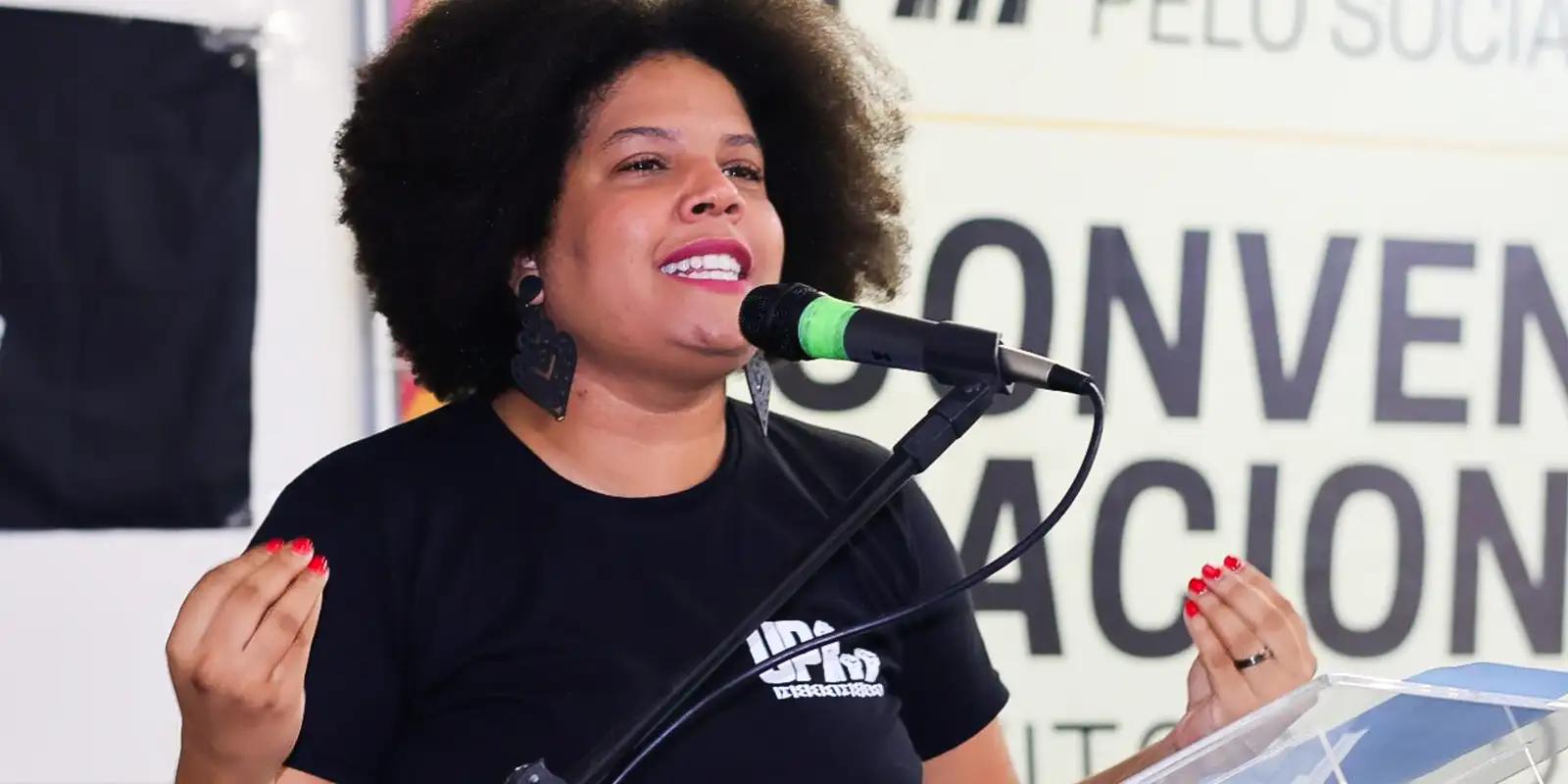 Samara Martins é a candidata do União Popular ao pleito presidencial